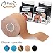 Produktbild Kinesiologie Tapes Pro Tapeverband perfect Muskel Unterstützung Tape für Bewegung Athletischer Sport Verletzungen Erholung 5cm X 5m Elastic Kinesio verfügbar für ALLE Sport - 2 Pack Skin