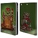 Produktbild Head Case Designs Feuerstelle Christmas Essentials Brieftasche Handyhülle aus Leder für Apple iPad mini 1 / 2 / 3