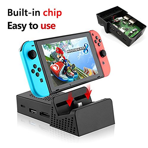 Scorel Nintendo Switch Dock Construido en Chip Light Compact Port til Reemplazo Perfecto para Nintendo Switch Scorel Nintendo Switch Dock Construido en Chip Light Compact Port til Reemplazo Perfecto para Nintendo Switch