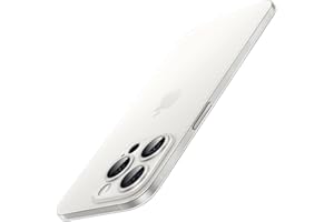 JETech Ultra Szczupły (Cienkie 0,35mm) Etui do iPhone 15 Pro 6,1 Cala, Obiektywem Aparatu Osłona, Lekka Matowe Wykończenie PP Twarde Etui, Obsługa Ładowania Bezprzewodowego (Półprzezroczysta)