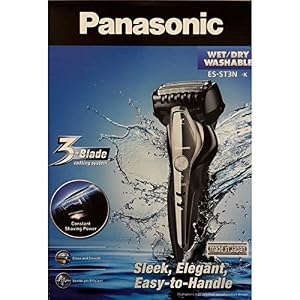 Panasonic ESST3NK Wet and Dry Linear Drive Electric Shaver, Black - Image 4