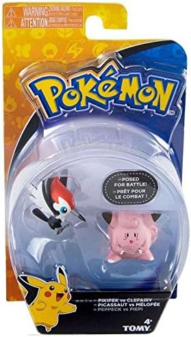 PKMN Pokemon Figures Pikipek Vs Clefairy