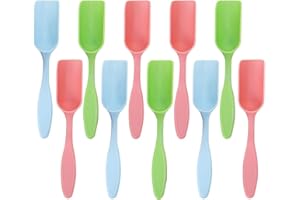 PRETYZOOM Pack of 20 Garden Trowel Plastic Small Hand Shovel Garden Tool with Scale for Weeding Transplanting Digging (Random Colour)