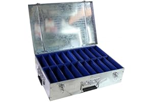 MYMAW Fittingskoffer Koffer für Fittinge Stahlblechkoffer Metallkoffer Transportkoffer