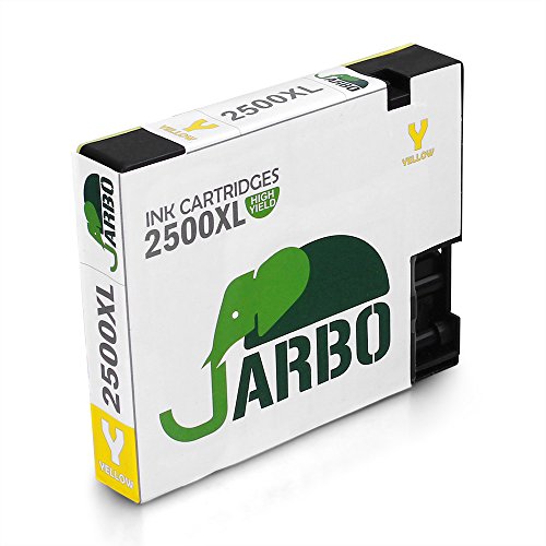 JARBO Ersatz für PGI-2500 XL Tintenpatronen Kompatibel zu MAXIFY MB5050 MB5350 iB4050 Drucker (1 Schwarz,1 Cyan,1 Magenta,1 Gelb) - 5