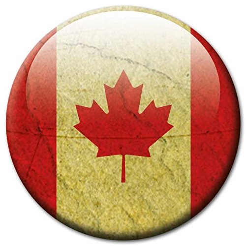 Weltkarte – Sehenswürdige Design Metall Magnettafel 60×40 cm – Pinnwand Memoboard mit Motiv: Weltreisen – inkl. 6 Magnete für Magnetwand mit Motiv Länderflaggen im passenden Grungelook – Original Magnetpinnwand GUMA Magneticum - 8