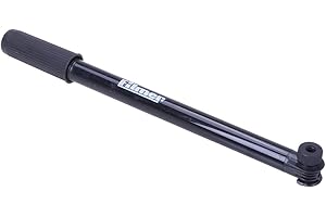 Fahrrad Pumpe, Fahrrad-Luftpumpe für alle Ventile, Luftpumpe schwarz 35cm, F-45124