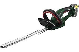 Parkside PHSA 20-Li Taille-haie sans Fil avec Couteau à découpe Laser, Suspension intégrée (sans Batterie/Chargeur), Vert