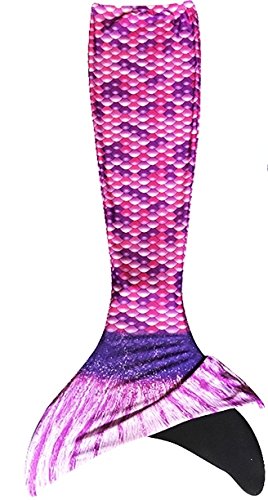 Meerjungfrauen Flosse mit Überzug und Bikini zum Schwimmen - 3