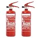 Produktbild Feuerlöscher 2x 2kg ABC Pulver mit KFZ-Drahthalter &. großem Griff EN 3 inkl. ANDRIS® Prüfnachweis mit Jahresmarke &. ISO-Symbolschild