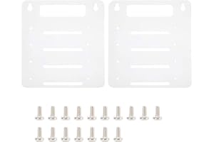 Wendry Hard Disk Drive Rack,Universal Lightweight Clear Acrylic 4 Layer Hard Disk Drive Rack 3.5 inch HDD Cage Tray for Desktop Computer,Transparent