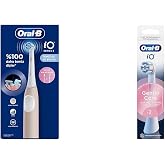 Oral-B iO 2 Şarjlı Diş Fır&ccedil;ası - Pembe + Oral-B iO Gentle Care Beyaz Diş Fır&ccedil;ası Yedek Başlığı 2 Adet