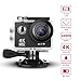 Produktbild URBST Wifi Action Kamera 4K Ultra HD 12MP 30M Wasserdichte DV Camcorder 170 Grad Weitwinkel Objektiv Sport Kamera 2 Zoll LCD Bildschirm mit Zubehör Kit für Outdoor Radfahren Schwimmen Surfen ...