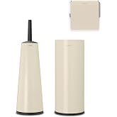 Brabantia - Renew tuvalet aksesuar seti - tuvalet fır&ccedil;ası ve tutucusu, kağıt rulo tutucu ve dağıtıcı - hijyenik fır&ccedil;a - koroz