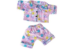 TEDDY MOUNTAIN Sunny Days "Rose" Pyjama Ours vêtements à 14 "-18" établir un Bear Ourson Factory