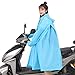 Produktbild Raincoat Xia Jungen und Mädchen Mode Regenmantel Erhöhen Dicke Anti-Drift Poncho Elektroauto Motorrad Fahrrad Wasserdicht Anzug Umhang (Farbe : Blauer Himmel, Größe : L)