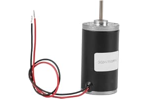 31ZY Permanent Magnet Motor, 6V/12V/24V 3500-8000RPM Permanent Magnet DC Motor Elektrisk Borstad CW/CCW (24V 3500RPM)