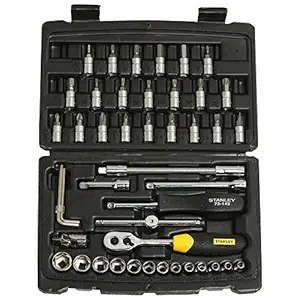 STANLEY STMT72794-8 1/4'' Square Drive Metric Socket Set (46-Pieces)