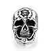Via Mazzini Stainless Steel Deadly Skull Bikers Ring For Men (Ring0351) RS.630.00
