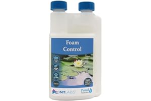 NT Labs Pond Foamclear, Pond Foam Control Water Treatment, Breaks Down Pond Water Froth, Controls Excess Protein in Pond Water, Helps Maintain the Correct pH (250ml - Treats 4550L)