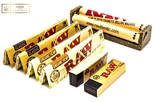 Raw King Size Zigarettenroller mit 4 Raw King Size Rolling Papers und 2 Broschüren von Raw Rolling Tips - 7