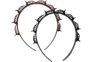 Hårband med clips – 2 st flätade hårspännen – hårstil hårnål – Double Bangs Hairstyle Clip för kvinnor, flickor, frisyrhjälp