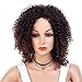 Produktbild TOO-WIG Hohe Qualität Womens Kleines Volumen Explosion Kopf Lange Wellenförmige Lockige Haare Mode Natürliche Volle Lockenperücke Cosplay Party(15.7")