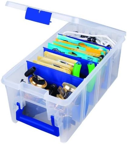 Flambeau Tackle Super 1/2 Satchel Tackle Boxes (Clear, 15x8x6.25-Inch) by Flambeau Tackle