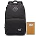 Produktbild Schulrucksack Damen Herren KAUKKO für 14" Notebook Schultertasche Studenten Rucksack Teenager Schultasche Outdoor Freizeit Daypacks (05-1Black)