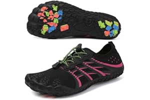 ZIITOP Unisex Zapatos Descalzos Hombre Mujer Zapatos de Agua Hombres Mujeres Barefoot Zapatillas Outdoor Secado Rápido Surf Calzado para Yoga Playa Transpirable Ligero y Antideslizante 37-46EU