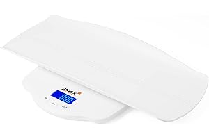 pulox SF-188 Pèse-personne numérique 2 en 1 avec plateau amovible 60 x 25 cm - jusqu'à 100 kg de poids corporel calibré