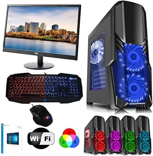 Freshtech Intel Core I5 8400 240gb SSD 8gb 3000Mhz GTX 1060 6gb GForce RGB Windows 10 23" Monitor keyboard Mouse Gigabyte Z370-HD3 Motherboard 8gb Corsair Vengeance LPX DDR4 3000mhz Performance Ram Nvidia Geforce GTX 1060 6gb VR Ready Fractal Design 500w 80 Plus Certified 34a Power Supply 240gb SSD Solid State Drive with Superior Read + Write Speeds