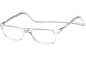 NEW VISION Lunettes, Lunettes Loupe, Lunettes De Lecture Magnétique, Longueur RéGlable Lunette De Lecture Homme Femme, NV2904