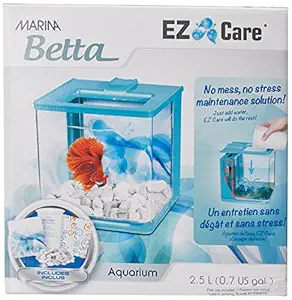 Marina Betta EZ Care Aquarium, 2.5 L (Blue)