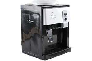 SUDEG Distributeur d'eau électrique,Distributeur d'eau Chaude Et Froide,3 en 1 Distributeur d'eau De Table,Distributeur d'eau,3-5 gallons Petit réfrigérateur de Bureau Boisson Automatique,Blanc