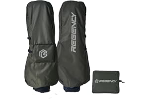 Regency Golf Bag Travel Rain Cover - Premium Waterproof Storage Protector for Golf Clubs, Durable Golfbag Club Covers - Universal Fit, Easy Access Design