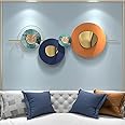 R A CREATIONS Contemporary Metal Wall Art | Wall Mount Decoration for Living Room, Bedroom | Modern Creative Wall Decor for Home and Office