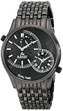 August Steiner Armbanduhr Men'S Quartz Dual Time Bracelet Watch Analog Schweizer Quarz