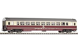 Piko 57612 - Carrozza passeggeri, Prima Classe, Treno rapido, Db, Epoca IV, Colore: Beige/Rosso