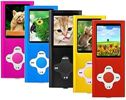 ES Traders&reg; 8GB MP3 Player Internal Memory 4th Generation MP3 Music, Video, Games Player With 1.8" Video Screen (Red)