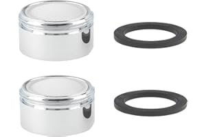 QILUCKY M18/M18,5/M20/M22/M24/M28 Dysza mieszająca, perlator powietrza, 2-częściowy zestaw kranu Bubbler, wkład mieszający sitko do armatury, chromowany comb - gwint zewnętrzny (M28)