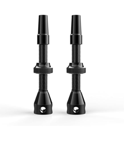FOMTOR Tubeless Presta Ventilschäfte 44mm - Aluminium Set Für Fahrrad