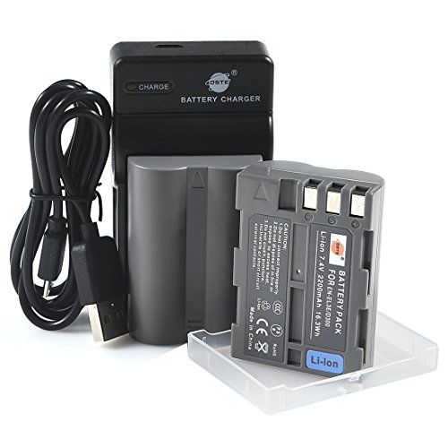 DSTE EN-EL3E Li-ion Batterie  2-Pack  et chargeur USB costume pour Nikon D30 D50 D70 D70S D90 D80 D100 D200 D300 D300S D700