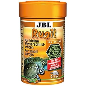 JBL 70351 Futtersticks für kleine Wasserschildkröten von 8 - 15 cm Schwimmend Rugil, 100 ml