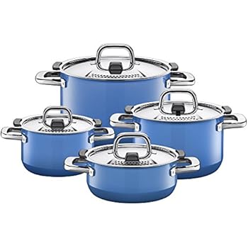 Silit Vision Topfset, 4-teilig, mit Glasdeckel, Kochtopf