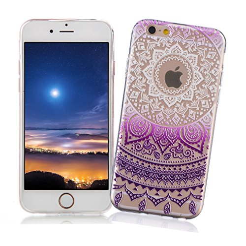 Funda iPhone 6 PLUS 6S PLUS XiaoXiMi Carcasa Transparente de Silicona Clear Soft TPU Silicone Case Cover Bumper Funda Protectora Carcasa Blanda Caso Suave Flexible Caja Delgado Ligero Casco Anti Rasgu  os Anti Choque Funda con Patr  n de Dise  o   nico para iPhone 6 PLUS 6S PLUS - Mandala Blanco P  rpura reviews Funda iPhone 6 PLUS 6S PLUS XiaoXiMi Carcasa Transparente de Silicona Clear Soft TPU Silicone Case Cover Bumper Funda Protectora Carcasa Blanda Caso Suave Flexible Caja Delgado Ligero Casco Anti Rasgu  os Anti Choque Funda con Patr  n de Dise  o   nico para iPhone 6 PLUS 6S PLUS - Mandala Blanco P  rpura