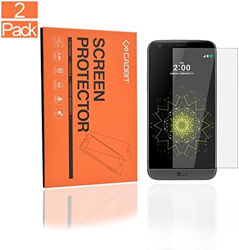 [2 Pack] LG G5 Screen Protector - GAOBIT Premium Tempered Glass Screen Protector LG G 5 (5.3") 9H Hardness, Super Thin 0.3mm, High Definition, Easy Bubble-Free Application.
