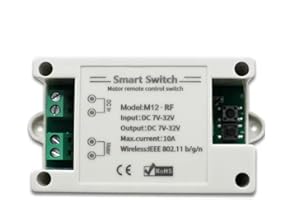 MHCOZY eWelink app WiFi Wireless 12v Forward Reverse Remote Control Switch,DC 7-32v Smart Linear Actuator Controller,Compatible with Alexa