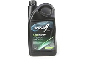 SODIPIECES Matijardin - Huile moteur Agriflow 4T 10W30 Wolf 2 Litres
