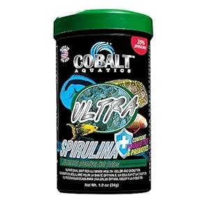 Cobalt Aquatics Ultra Spirulina Flakes, 1.2 oz